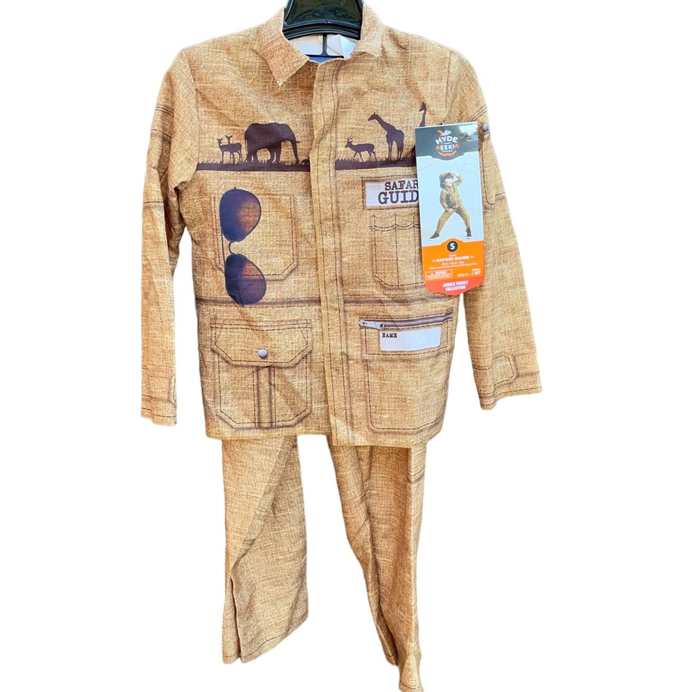 Safari Guide Costume Shirt Pants & Hat Kids Size 4-7 brand new never worn - Picture 10 of 12